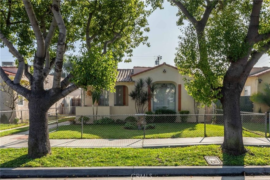 First time on the market! This charming 2-bedroom, 1-bath home has been lovingly owned by the original owners and sits on a generous 5,065 sq ft lot with beautiful landscaping throughout. Cozy and full of warmth, the home offers a cosmetic-fixer opportunity with endless potential. A long driveway leads to a detached 1-car garage with a bonus room in the back - perfect for a future ADU conversion. Enjoy a covered patio, a lovely backyard featuring a fruitful avocado tree and convenient alley access, plus an additional large storage shed. A true must-see to appreciate the feel, character, and possibilities. Come take a look and Submit ALL Offers!!!