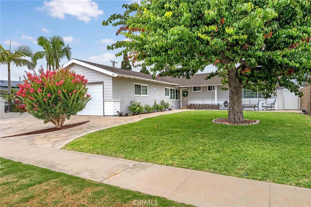 Discover the perfect blend of comfort, style, and convenience in this beautifully upgraded, single-story home tucked away on a peaceful cul-de-sac in one of Fountain Valley’s most sought-after neighborhoods. Just a short stroll from the award-winning Fulton Middle School, this move-in-ready residence features 4 spacious bedrooms, 2¼ bathrooms, and 1,623 square feet of airy, inviting living space.
From the moment you enter, natural light fills the welcoming foyer and flows seamlessly into an open-concept dining area and stunning chef’s kitchen. Cooks and entertainers alike will love the granite countertops, a vast center island, breakfast bar, custom solid wood cabinetry,recessed lighting above and state-of-the-art stainless steel appliances—a kitchen designed for both functionality and gathering loved ones.
Gleaming laminate flooring, recessed lighting, dual pane windows, and neutral interior paint create a fresh, elegant ambiance throughout. The inviting living room features a charming stone fireplace and large sliding doors that open to a spacious, sun-drenched backyard—ideal for barbecues, entertaining, or relaxing in the California sunshine. Each bedroom offers comfort and plenty of space; the primary suite provides a tranquil retreat with 2 spacious closets and a private bathroom boasting a walk-in shower.
Enjoy the benefits of living in an established, family-friendly neighborhood close to top-rated schools, parks, shopping, dining, and easy freeway access. This is a truly rare opportunity to own a lovingly maintained home in a location that promises lifestyle, community, and long-term value.
Experience the warmth and character of this exceptional home—schedule your private tour today and make it yours!