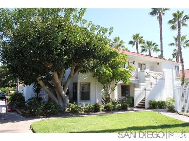 Downstairs unit in a highly desirable community of Casablanca, Complex is tropically landscaped offers 4 pools, 4 spas and a clubhouse. 3 bedrooms, 2 full bath, it has a private patio/w storage. Kitchen with granite countertops. 2 parking spaces w/storage. Poway school District, walking distance to all shops, restaurants. Post office, Library & YMCA.