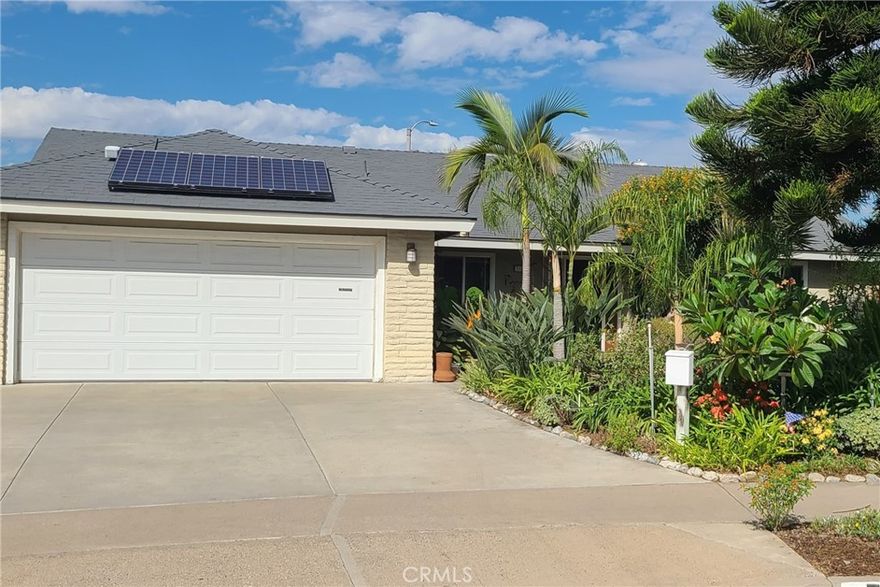 Charming Single-Story Home in a Desirable North Placentia Neighborhood.



4-bedroom, 2-bathroom home with a spacious 9,900 sq-ft lot offering plenty of room for outdoor living and entertaining. The home offers a bright living area, functional kitchen with granite countertops, and modern conveniences including a tankless water heater and instant hot water at kitchen and bathroom sinks. Hardwood floors in all bedrooms. Whole home was re piped in 2023. Owned solar panels help keep utility costs low with little to no electricity bill. This home features a roof insulated with heat-resistant materials. Attached garage for convenience The expansive backyard is a true highlight, featuring a sparkling swimming pool and lush landscaping, including mature fruit trees like avocado, apple, lemon, grapefruit, pomegranate, peach, bananas, grapes and orange. Close to Wagner Elementary, Tuffree Middle, El Dorado High School, shopping and dining.