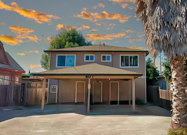 Property Summary: This 2-unit residential property features mirrored units boasting unique features such as private  laundry closets for each unit, private entrances, private and secluded patios, 2 car covered carport and an abundance of parking. Each unit is approximately 1,040 Sqft. Each unit features kitchen,  living room and patio 1st floor, 2 bedrooms, 1 full bath 2nd floor.  Current Condition: The interior of the units has not been updated recently. Both units need updating.  Location Overview: Prime location is just 2 minutes from Hwy 280 and 4 minutes from Hwy 880. Just 5 minutes from  Westfield Valley Fair!  Current Occupancy: Both units are currently occupied Month to Month at $1,800 per month. DO NOT DISTURB TENANTS  Income and Expense is based on projections not current