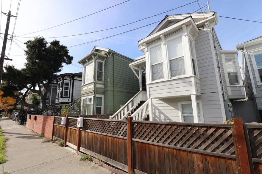 Prime Investment Property: 875 Wood St offers a fully renovated, permitted Victorian duplex in dynamic West Oakland, delivering immediate cash flow or flexible living. Featuring two distinct units (5 bed/4 bath total), each with separate utility meters, private laundry, and new kitchens/baths, this turnkey asset maximizes rental income potential with minimal landlord effort. Capital expenditures are significantly reduced with recent upgrades including new dual-pane windows, modern finishes, a new roof, and sewer compliance. Its strategic location provides excellent access to BART and major freeways, ensuring sustained tenant demand and strong long-term appreciation. A rare opportunity for investors seeking a high-performing, low-maintenance asset with diversified income streams.