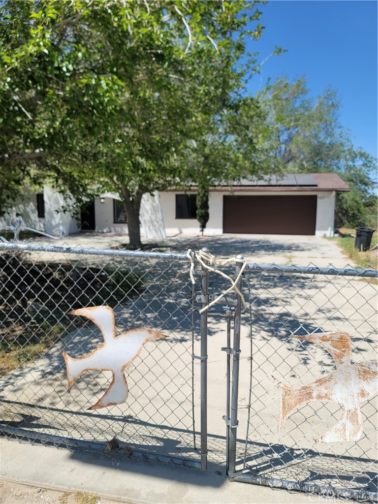 Amazing single-family residence, ranch style, completely upgraded, new laminated floor all over the house, a wide-open kitchen, beautiful countertop combines with back splashing ceramic tile, and center island table. Solar panel install very easy can be transferable, very big lot almost an acre, RV access and bring your horses.