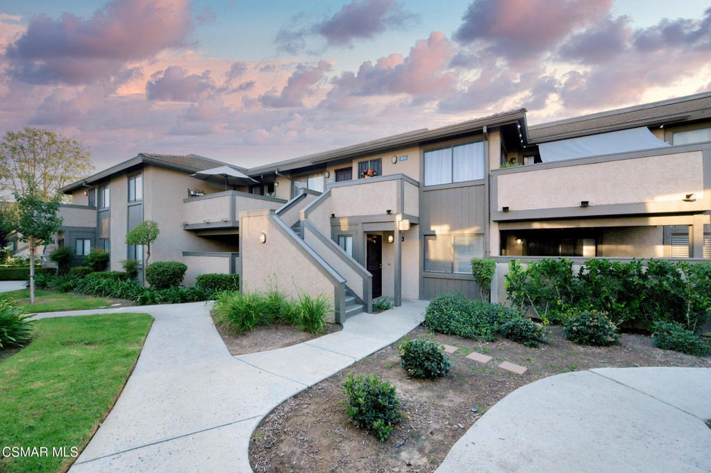 Don't' miss out - this delightful 3 bedroom and 2 bath single story floor plan is rarely available in the well maintained and tranquil Regal Park community.  Newly updated and freshly painted offering newer flooring, modern fixtures, countertops, newer dishwasher, water heater, window treatments and more.   The living room is open and spacious which leads to the private patio with park like views.    The primary suite has a nice size walk-in-closet, and the primary bath offers lots of counter space and shower with a stylish glass enclosure.  Also included is a private attached (not direct access) 2 car newly painted and finished garage with ample storage.  Enjoy the pool and spa, and the convenience of the community laundry.  Close to shopping, restaurants, and freeways.  This home is waiting for you to call it home.