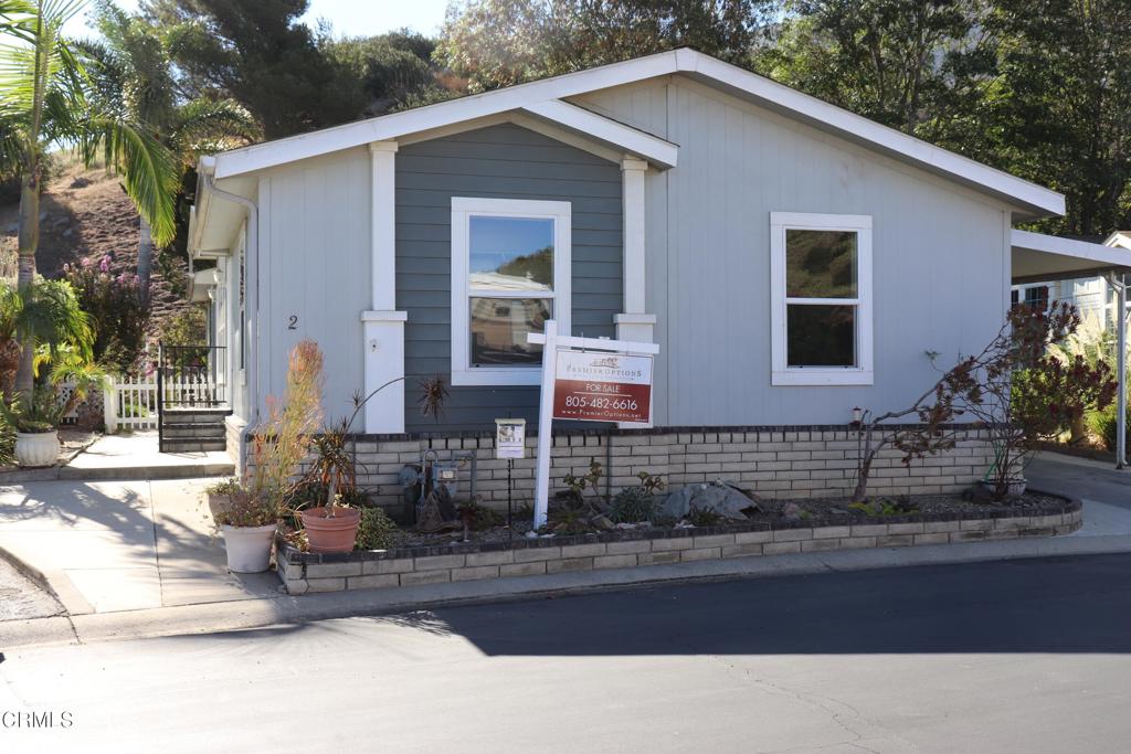 Wonderful Opportunity in the Land owned 55+ community of Country Club Village. Located in the gated Development of Camarillo Springs, you are surrounded by majestic mountains and all of nature. This beautiful 3 bedroom 2 bath features an open floor plan with vaulted ceilings and abundant storage. With walk-in pantry, and each bedroom featuring a walk-in closet as well! The primary suite is located in its own wing giving the Owner's privacy and a slider to the patio to watch the spectacular sunsets Camarillo offers.Priced to allow the Buyer to make their own enhancements, this home is just waiting for the right Buyer to call it THEIRS!
