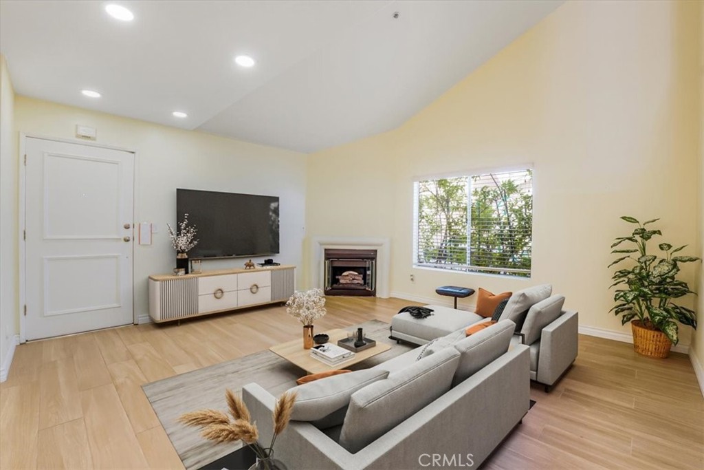 Welcome to your dream home! A beautiful move-in condition condo for sale in the San Fernando Valley.
This beautifully maintained 3- bedroom, and 3-bathroom condo, with attached two car garage and one extra parking outside, offers the perfect blend of comfort, style, and convenience. Located in a neighborhood, ideally situated in a well-connected neighborhood with quick and easy access to all major freeways, this unit features:
Spacious open-concept layout with large sliding doors and abundant natural light. It has a formal living room, dining and a family room. Updated kitchen with stainless steel appliances, and ample cabinet space. Master bedroom with en-suite newly upgraded bathroom and walk in closet with closet makeover. The two bedrooms have walk-in closets and one bedroom is separated by a private door, perfect for guests, a home office or additional privacy. Enclosed extended area with an outdoor-style kitchen, ideal for entertaining year-round. Entire unit was upgraded with ceramic wood-look flooring. Durable, elegant, and easy to maintain. Each bed room has an A/C plus Central A/C and heat. Fenced back yard and side of the home. Only 12 units in the complex with a low HOA monthly fee. Don’t miss out on this incredible opportunity! Contact your favorite realtor today to schedule a showing.