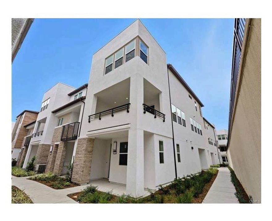 Welcome to Everly at Civita by Toll Brothers, a new community located in San Diego which is close to world class beaches, downtown, and exponential shopping and dining and easy freeway access. Homesite 201 is a new construction home that is primely located in Civita and is a corner unit with amazing natural light.  The E4 floorplan features 4 bedrooms, with 3.5 bathrooms, and is 2,301 sq. ft, with a 2-car garage. This amazing floorplan offers floor to ceiling window that allows the natural sunlight to shine indoors. Upon entering the home take notice of the downstairs bedroom with full bath great for guests or a home office.  The 2nd floor living area features a spacious chef’s kitchen with an expansive open concept with large patio for indoor and outdoor living space. This stunning kitchen and large island are spacious of open-concept floor plan offering an entertaining dream for gatherings and has a large kitchen pantry for additional storage.  There is a functional covered deck off the dining room area which combines indoor and outdoor living San Diego is so well known for. The 3rd floor is comprised of a large primary bedroom suite and has a big walk-in closet. The secondary bedrooms are on the opposite end of the home making this home perfect for functionality. Laundry Room is conveniently located on the 3rd floor making your day to day living delightful. Highlights of the home include upgraded whole house White  painted cabinets with chrome pulls,  quartz counters in kitchen, white primary shower wall and floor tiling, brand-new full-size Whirlpool stacked washer and dryer, KitchenAid stainless steel appliances, tile and carpet on main living areas, tankless water heater, owned solar, electric car charging outlet, additional electrical throughout and interior insulation package are just some of the many included options built into the price of this home. Homesite 201, has an estimated closing date is Move-in ready for 30 days close of escrow or less.