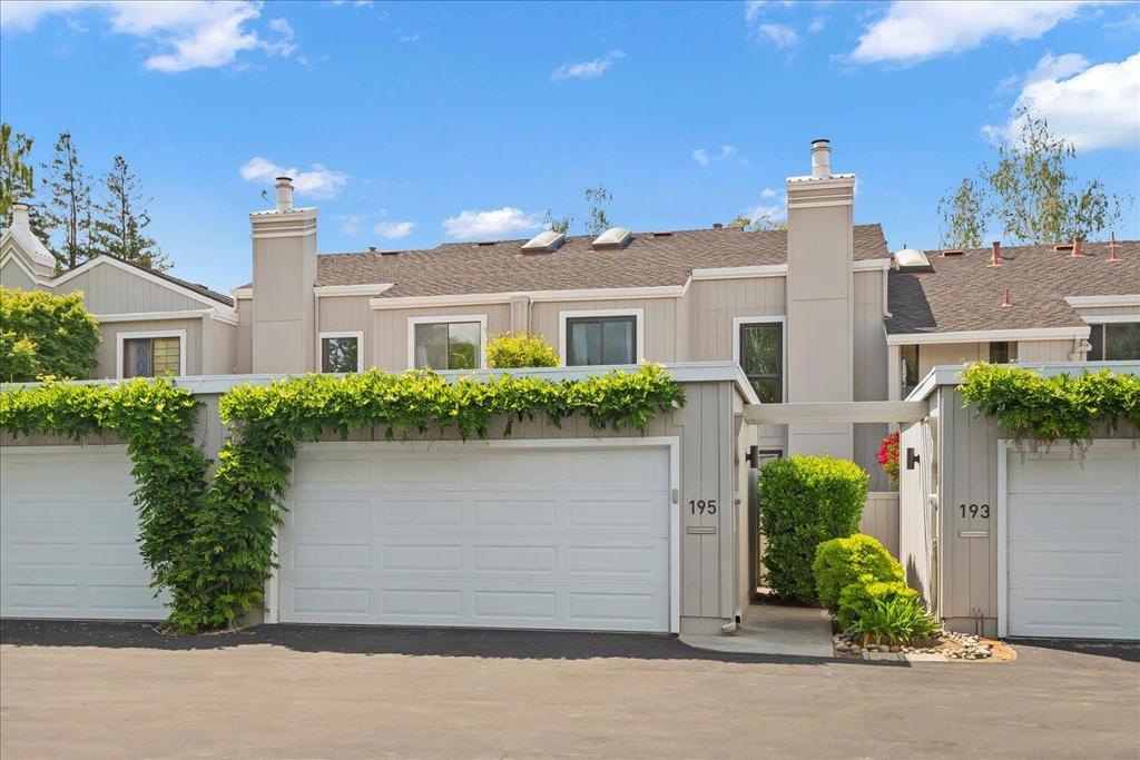 Well located spacious & remodeled townhouse in one of the best Mt View communities. Well located within the complex. Completely remodeled less than 10 years ago, Breakfast nook, large kitchen with quartz counter tops, Stainless steel appliances. Separate dining area, step down living-room w/ wood burning fireplace. Hardwood floors throughout. Central A/C system w/ nest thermostat. Upstairs laundry close to the 3 bedrooms. Huge primary suite with vaulted ceilings & 2 walk-in closets. All bathrooms have tiled walls top to bottom. Primary bath has double sinks, large stall shower & enclosed toilet. Jetted tub in hall bathroom, plenty of additional closet & shelves. Enclosed courtyard w/ a lemon tree & wooden deck. Open back deck from the dining room & breakfast room. This complex is near Caltrain, the new San Antonio Shopping center, movie theater & 1.5 miles from downtown Mountain View. Community pool/spa & mature landscaping including beautiful wisteria plants throughout the complex