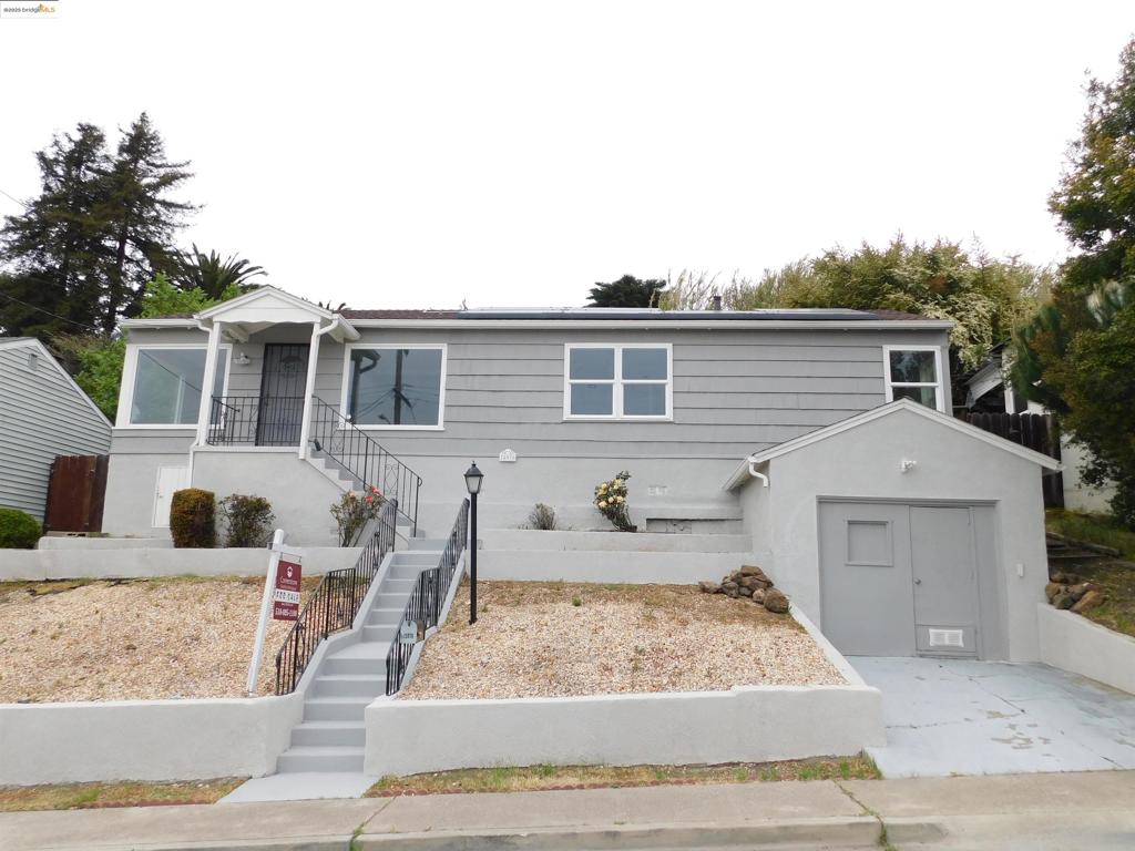 Charming Updated Home in San Leandro's Fairmont Terrace Located in the desirable Fairmont Terrace neighborhood in the San Leandro Hills, this beautifully updated single-family home offers comfort, style, and convenience. With 3 bedrooms, 2 bathrooms, and over 1,168 sq ft of living space, this residence also includes an attached garage for added functionality. The home features a fully upgraded kitchen and bathrooms, complete with brand-new stainless steel appliances. The bright and inviting living room showcases large windows that fill the space with natural light, complemented by fresh interior paint, crown molding, and recessed lighting. The kitchen offers ample cabinetry and a practical layout, making it ideal for everyday living and entertaining. Step outside to a spacious backyard with scenic views of the bay—an excellent setting for hosting gatherings or enjoying holiday fireworks. Additional features include a solar energy system, offering low power bills, energy independence, long-term savings, and minimal maintenance. Set in a peaceful neighborhood, the home is also centrally located with convenient access to the 580, 880, and 92 freeways, BART, Fairmont Terrace Park, Chabot Regional Park, local hospitals, shopping, and dining options. This is a wonderful opportunity