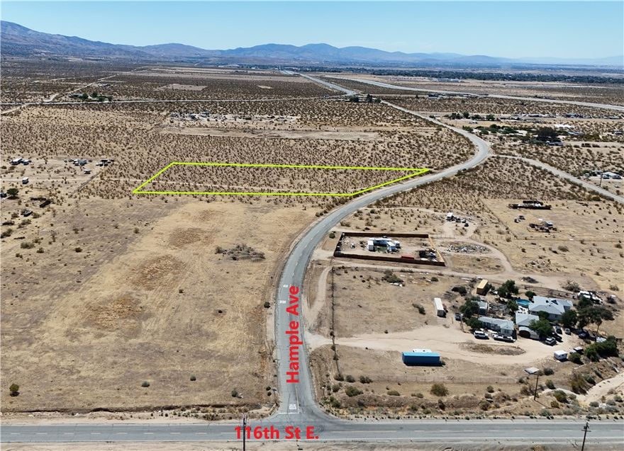 APN: 3046-034-028 Coordinates: 34.519306, -117.926528 4.94 Acres for sale in LA County. This parcel is located on Hampel Ave in Littlerock, CA. The property has frontage onto a paved street, Hampel Ave, and is near other homes. This is an excellent location to build a home. The Parcel across the street is also for sale APN# 3046-034-028.
