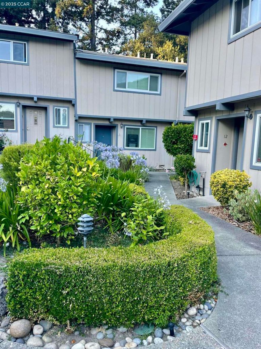 Enjoy all that Moraga has to offer at a fraction of the average cost in this spacious, updated condo! An open plan welcomes you to the inviting living/dining spaces, private patio, efficient kitchen and convenient half bath downstairs, while the 2 large bedrooms and spa-like bathroom create a sanctuary upstairs.  Take a short walk to Home Goods and other shops and restaurants at the Rheem Center, or the charming Hacienda De Las Flores, then cool off in the community pool. The Moraga Commons, Library and Rheem Theater are also nearby, as are hiking/biking trails, a variety of services and clubs, year-round Farmer's market and of course the award-winning Moraga schools.