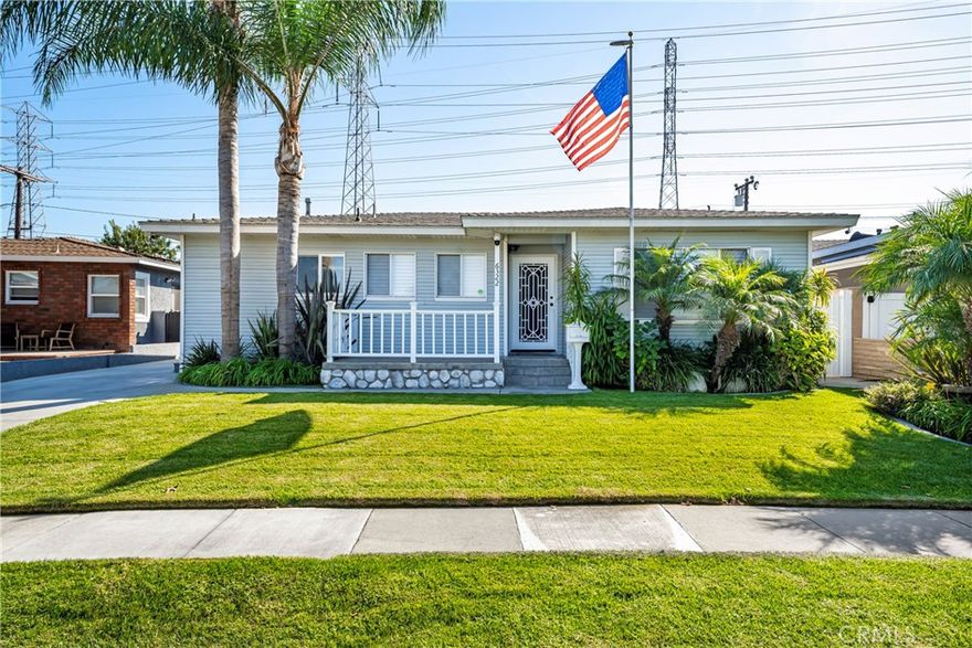 A MUST SEE.......This RARE find Lakewood CA location is a WONDERFUL 3-bedroom, 2-bathroom home. UPDATED & REMODELED with many custom features. A FANTASTIC LOCATION that boasts 1,176 sq/ft of living space on a 6,126 sq/ft lot. The KITCHEN includes custom made cabinetry, quartz countertops, tile backsplash, high-end stainless-steel appliances, and recessed lighting. The bedrooms and bathrooms are custom designed and immaculate. Cool fresh color scheme inside and out brings this house alive. Some amenities include- Central heat and AC, double pane windows, Plantation shutters, vinyl flooring, and designed moldings. A Beautifully landscaped front yard and planters. The backyard is an ENTERTAINER'S delight. It's your own Private oasis. TASTEFULLY designed landscape & well kept. Includes a KOI POND, Firepit, Cooking area and a custom designed Patio Cover with Pavers. A GREAT HOME for friends and family gatherings. This Home is perfectly situated in the heart of the Lakewood Community. MOVE IN READY.  A MUST SEE......No, MORE LIKE A GREAT BUY.