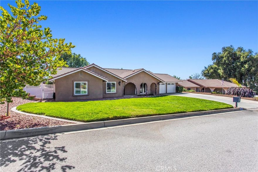 Welcome to this perfectly maintained single-story pool home in a highly sought-after North Bench neighborhood of Yucaipa. This beautifully remodeled 4-bedroom, 2-bathroom home offers a comfortable living experience on a generous half-acre lot, complete with mountain views. The inviting floor plan features an updated kitchen equipped with a spacious island and upgraded JennAir and Zline appliances, making it ideal for both everyday living and entertaining. The primary suite offers a peaceful retreat with a walk-in closet, large shower, soaking tub and patio access. The additional bedrooms are spacious and provide plenty of storage. As an added bonus there is the access to the back of the property which opens up possibilities for an ADU, a workshop, or easy access for an RV or boat, and a bridle trail for horses. Conveniently located near schools, shopping centers, restaurants, Oak Glen, and more, this highly desirable property won’t last long!