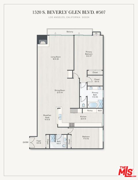 Tiny photo for 1520 S Beverly Glen Boulevard #507, Los Angeles, CA 90024 (MLS # 26658593)