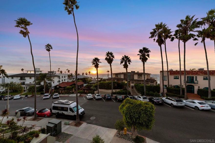 Welcome to this very special penthouse home in La Jolla, available now and ready to show! Just steps from the beach, museums, and a short walk to the heart of the Village, this spectacular residence offers 2 bedrooms, 2 baths, and an open chef’s kitchen featuring exotic granite countertops and walnut floors. Enjoy cozy evenings with breathtaking sunset views. The building has been recently remodeled with upgrades throughout—too many to list! Available now and ready to show — don’t miss this stunning La Jolla gem!
