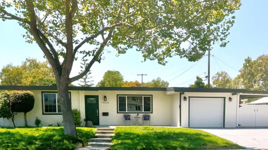 Welcome to this beautiful 3-bedroom, 2-bath plus bonus room home with plenty of parking. Includes washer/dryer/refrigerator. Interior fully remodeled. Electric fireplace in the living area. Kitchen has all new stainless-steel appliances (gas cook range, dishwasher, microwave, and sink); kitchen island with seating overhang. Fully updated bathrooms with recessed lighting and modernly tiled showers. The bonus room has its own entrance and a walk-in closet. Tranquil and inviting backyard with covered patio. Covered carport large enough for three cars in tandem parking. Walkable neighborhood, near restaurants and shopping. Just a short distance from Nvidia headquarters, Google, and many other tech companies. Warburton Swim Center is just across the street.