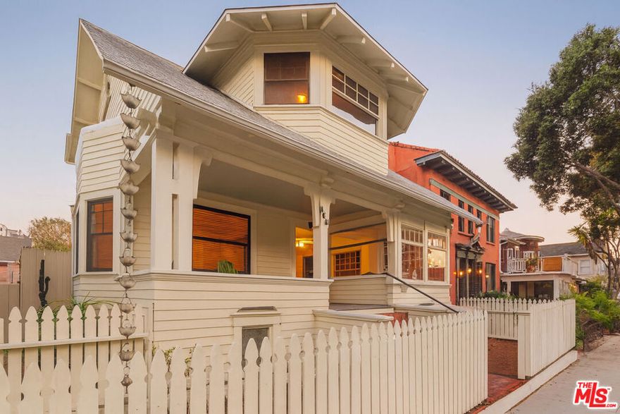**Motivated Seller, Bring All Offers!** Steps from the beach and ready for your imagination, this home offers the perfect foundation to design a legacy and create a space to be cherished for generations. Located in the heart of Ocean Park's historic district, this classic craftsman adds character to one of Santa Monica's most unique beach neighborhoods. Positioned on a spacious lot, it offers a perfect blend of timeless character and endless possibilities. Just a short stroll to the beach, the inviting front porch provides peekaboo ocean views, setting the stage for relaxed Westside living. Inside, you'll find three bedrooms, two bathrooms and a flexible bonus room that could serve as a fourth bedroom, office, or creative space. The backyard offers a peaceful retreat, ideal for outdoor entertaining, maybe a pool, or even expanding. Nestled on a charming beach walk street, the home is surrounded by boutique shops, trendy bars, local restaurants and the historic Carnegie library. Whether you're looking for a full-time residence or a weekend beach getaway, this home is ready for your personal touch.