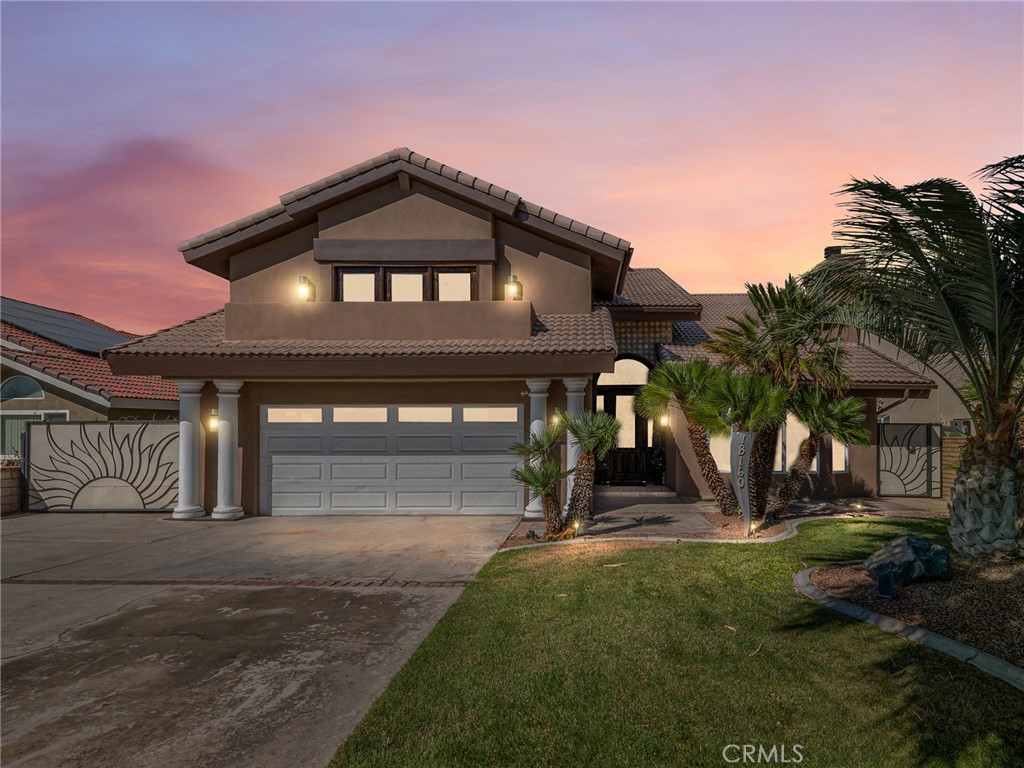 Come view this exquisite lake front home in the sought-after Spring Valley Lake community, affectionately known as "The Jewel of the High Desert." This area is renowned for its vibrant lifestyle and exclusive member amenities, including a 200-acre waterski lake with a marina and fuel services. The home itself is a testament to ownership pride, boasting a pristine condition with a thoughtful layout. It features an open floor plan with a south-facing orientation, bathing the interior in natural light. The state-of-the-art kitchen, complete with premium appliances and extensive counter space, seamlessly transitions into the spacious great room, perfect for hosting or family gatherings. The primary suite offers an unparalleled sanctuary, expansive in size and leading to a welcoming balcony where one can enjoy the serene water views. This property represents more than a home; it's a way of life. Seize the opportunity to own this remarkable residence within the prestigious Spring Valley Lake community. Arrange a viewing to fully appreciate its elegance and comfort. Additional perks include a beach, swimming area, community building, parks, fishing spots, and an equestrian center. The community is also home to the acclaimed Steele Canyon Golf Club Corp, with its 18-hole golf course and country club. For added reassurance, the Spring Valley Lake Public Safety Department operates around the clock, offering security, medical aid, lake patrol, and comprehensive assistance. Embrace the chance to claim this stunning lake home and all the benefits Spring Valley Lake has to offer. Set up your private viewing!