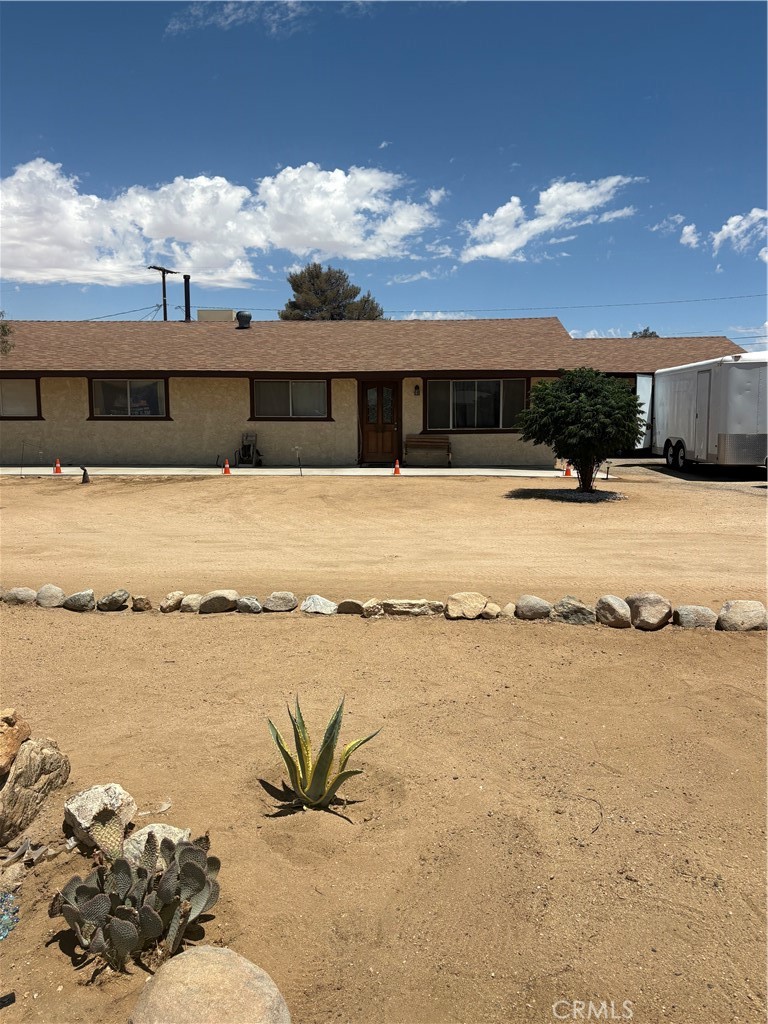 HOME SWEET HOME!Welcome home at 7103 Hanford Avenue, located in the picturesque town of Yucca Valley! This charming property offers an easy-going lifestyle with stunning mountain views and a spacious backyard. With four bedrooms and two bathrooms, this spacious home features a large 2-car garage, creating a peaceful and private retreat for those seeking tranquility.
Enjoy the convenience of natural gas, along with recent upgrades such as a brand-new roof and freshly painted interiors. The living areas are bright and airy, thanks to large windows that flood the space with natural light, adding to the inviting atmosphere. A beautifully remodeled bathroom brings a touch of modern elegance to the home. The expansive lot includes a fully fenced backyard, making it perfect for outdoor activities or accommodating your toys and an RV.
Situated in the highly sought-after community of Yucca Valley, this property offers easy access to shopping, dining, entertainment, and outdoor adventures. Nearby, Joshua Tree National Park awaits, offering beautiful hiking trails, impressive rock formations, and breathtaking desert scenery. With plenty of off-street parking available, you'll be ready to explore local attractions like Pioneertown and Pipes Canyon, or take a quick trip to Palm Springs.
This unique opportunity is perfect as a primary residence, a vacation getaway, or an excellent short-term rental—there are currently no rental restrictions set by the local municipality, making this an ideal investment to supplement your expenses. Don't let this incredible opportunity pass you by!