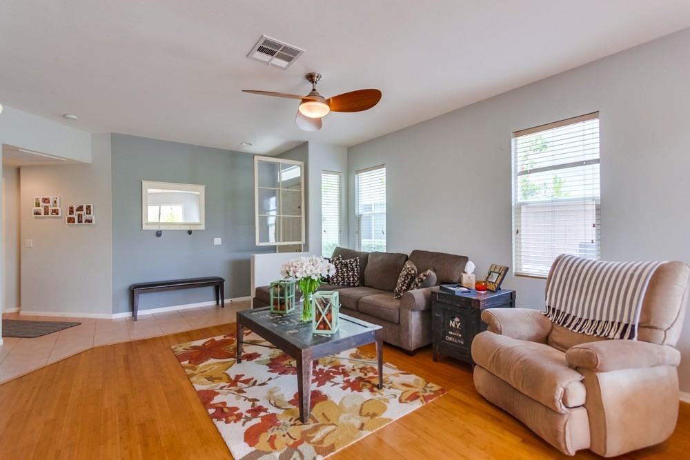This townhome is located in the gated Sycamore Ridge II community. Charming 2-story home features solid bamboo flooring in the main living space. Kitchen has Corian counters & back splash and a walk-in pantry. Vaulted 2nd floor ceilings, central A/C and ceiling fans. Maintained private backyard that is great for entertaining. Attached 1 car garage with washer and dryer. 2 Community pools, spa and 2 clubhouses. Walking & biking trails. Close to shops, schools, restaurants, & Eastlake Greens course Neighborhoods: Eastlake Trails Complex Features: ,, Equipment: Dryer,Garage Door Opener, Range/Oven, Washer Other Fees: 95 Sewer: Sewer Connected Topography: LL