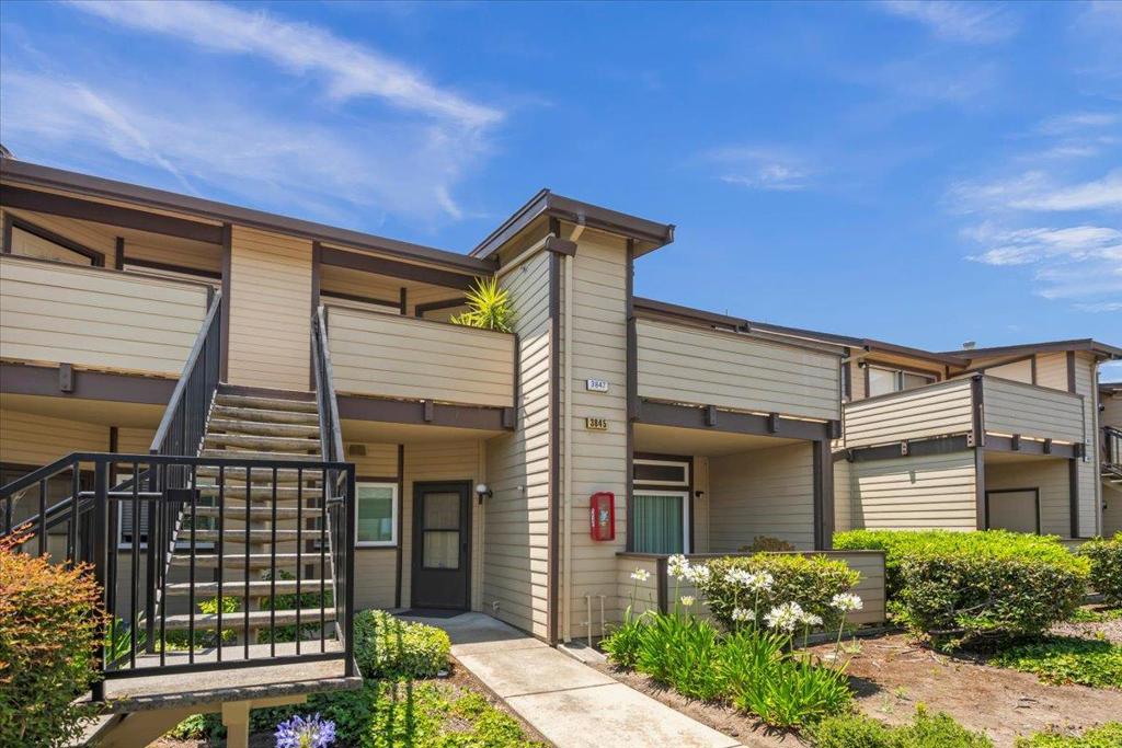 Welcome home to this well-maintained top-floor condo located in the heart of San Leandro! This charming 2-bedroom, 2-bathroom unit offers a perfect combination of comfort, convenience, and value. Step inside to find a welcoming living space filled with natural light, vaulted ceilings complemented by a private balcony ideal for relaxing or enjoying your morning coffee. The kitchen offers ample cabinetry and flows seamlessly into the dining and living areas, perfect for both daily living and for the chef in the household. The primary suite includes a large wall closet and a private en-suite bathroom, overlooks a open grass field from the window while the second bedroom is equally comfortable perfect for guests, a home office, kids room or shared living. Enjoy the convenience of in-unit laundry connections located in hall closet, assigned parking, and a peaceful well-kept community. Located just minutes from downtown San Leandro, BART, shopping, restaurants, parks, and major freeways, this is an incredible opportunity for first-time buyers, downsizers, professional or small family.