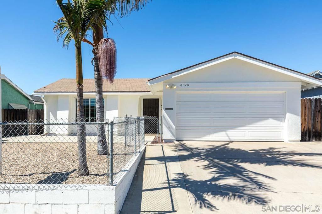 This single-level home in Mira Mesa features two spacious primary bedrooms with ensuite baths, ideal for comfort and privacy. Could be a home office, or possibly an ADU. The bright, open layout flows from the kitchen into the dining area, enhanced by large windows that fill the home with natural light. Step outside to a private backyard patio, perfect for relaxing or entertaining. Located near parks, shopping, dining, and with quick freeway access, this property combines everyday convenience with a peaceful community feel.