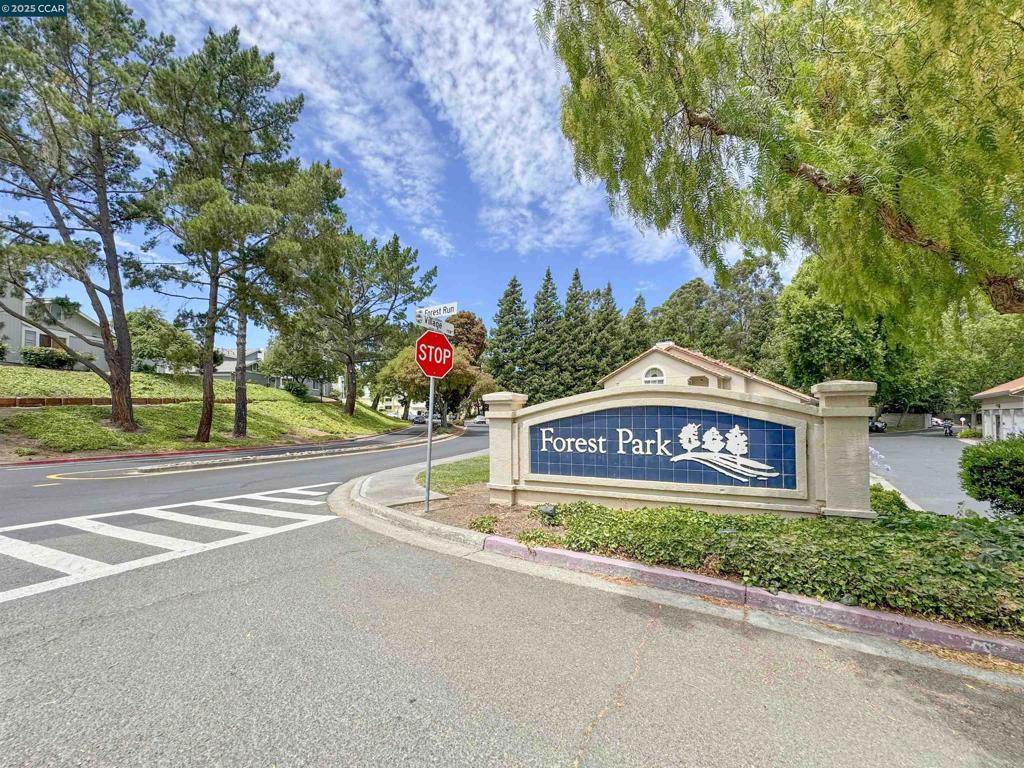 Welcome to Forest Run, a well-maintained condo community in the vibrant city of Hercules. This efficient single-story unit features a no-step entry, updated kitchen with Silestone countertops and modern cabinetry, full appliance package, tile entryway, fireplace, carpet, window treatments, air conditioning, and a semi-attached garage. Enjoy the peaceful, private patio—perfect for relaxing or entertaining. The community offers a swimming pool, club house, scenic walking, biking, and jogging trails, and is pet-friendly. HOA dues are $510/month and cover water, trash removal, sewer, exterior maintenance! Conveniently located near great retail including Safeway, Peet’s Coffee, Starbucks, Chase Bank, and Home Depot. Easy access to Highways 80 and 4, plus nearby BART parking and direct Lynx bus service to San Francisco’s Transbay Terminal. You're just minutes from Hercules’ waterfront and its cozy eateries along the San Pablo Bay. Don’t miss this opportunity—and yes, you could be enjoying your new home this summer.