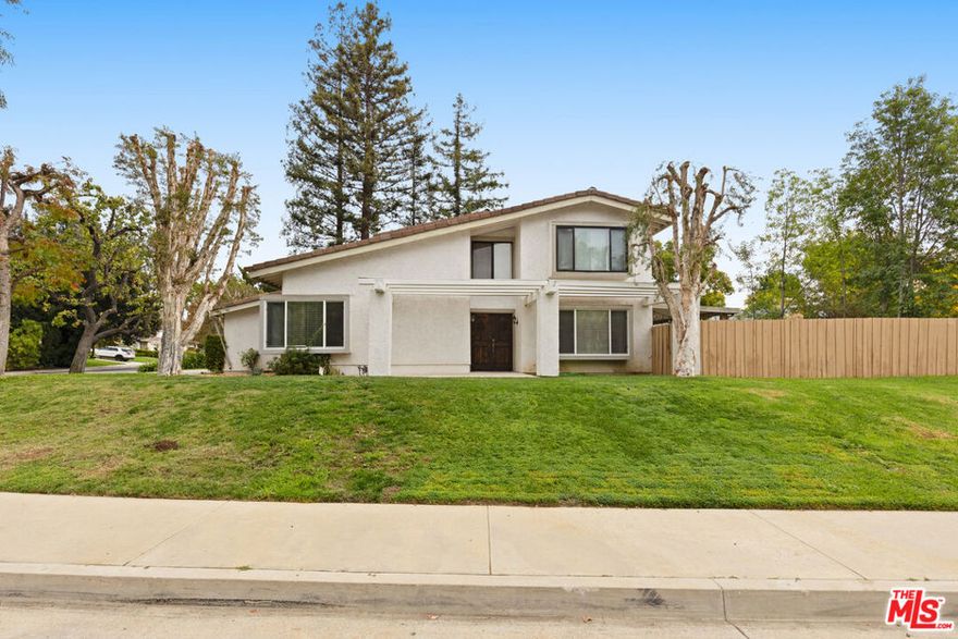 Welcome to this stunning 4-bedroom, 3-bathroom single-family home located on a desirable corner lot in the heart of Agoura Hills. Offering approximately 2,600 sq ft of comfortable living space, this light-filled residence is designed for both relaxation and entertaining.The spacious floor plan includes three bedrooms upstairs and one conveniently located downstairs, ideal for guests, a home office, or multigenerational living. The huge, dreamy master suite features generous closets and a spa-like atmosphere, creating the perfect private retreat.Enjoy California living at its finest in the backyard oasiscomplete with a sparkling pool, relaxing spa, and a large patio perfect for outdoor dining and gatherings.Nestled within the highly sought-after Las Virgenes School District, this home offers excellent convenience to parks, hiking trails, shopping, dining, and easy freeway access.Priced to lease fastthis exceptional property won't last!