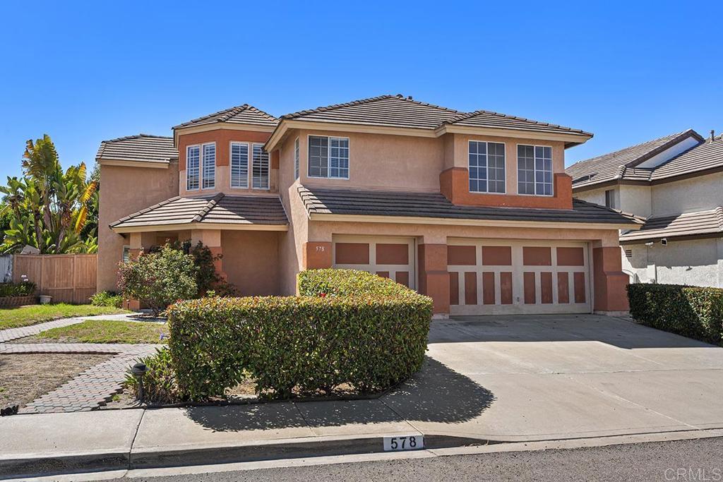A Wonderful Opportunity in Eastlake I!?This well-loved home presents an exciting opportunity to move into one of Chula Vista’s most desirable communities and add your personal touch. With some cosmetic updates, you can bring out the full potential of this spacious and thoughtfully designed property. The inviting floor plan features a formal living and dining room combination, a kitchen with breakfast nook that opens to the family room—perfect for everyday comfort and entertaining. Enjoy a large flat backyard ready for you to create your dream backyard with open northern views and twinkling city lights at night. The kitchen includes new stainless steel appliances, and the primary suite offers relaxing views, a full bath with separate tub and shower, and ample closet space. Three additional bedrooms are generously sized, and the hall bath includes a privacy door separating the toilet and tub. Additional highlights include an interior laundry room, a three-car garage, and a quiet, wide street with ample parking—offering more breathing room than many newer communities. Eastlake I residents enjoy resort-style amenities including a serene lake, beach club, pools, tennis courts, and private parks—all with low HOA fees and No Mello Roos Tax! Come see the possibilities and make this home your own in a truly special neighborhood.