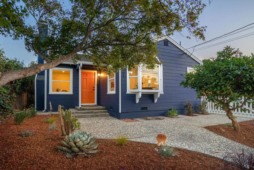 Tucked into a desirable Lower Westside neighborhood close to West Cliff beaches and Downtown, this updated home blends past, present, and future on a rare half-acre parcel. Originally a 1940s bungalow, it has grown into a spacious 4br/2ba, 2346 sq ft residence with comfortable flow, great separation of space, and flexible options for remote work, guest quarters, gym, hobby room, or play space. Recent upgrades include fresh interior and exterior paint, recessed lighting, dual-pane windows, updated kitchen, new furnace, contemporary fixtures, and a fully remodeled primary suite with soaking tub, oversized glass shower, dual vanity, and LED mirror. Living areas feature a cozy fireplace, expansive family room with vaulted ceilings and skylight, and a bonus space with stained glass windows, wood beam accents, and vintage character. The half-acre lot is flat, private, fully fenced, and sun-filled. It is ideal for gardens, outdoor entertaining, sport court, pool, or future ADU. The possibilities are endless, whether you are dreaming of more space, creating multi-generational living, or building a backyard oasis. Seeing is believing and walking it is even better than talking about it!
