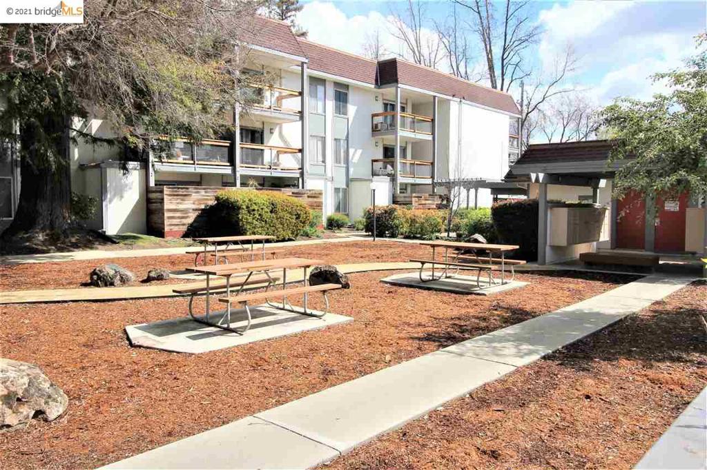 Don't miss this beautifully remodeled penthouse condo in Concord. Enjoy the tranquil views from the delightful balcony and watch the sunrise. Unit updates include stainless steel appliances, Michelangelo marble countertops, tasteful porcelain tile flooring in kitchen and bathroom, updated bathroom vanity, porcelain tile floor to ceiling bathroom walls, newer carpets, designer grey color scheme, mirrored closet doors, and updated baseboards. The community features a swimming pool, private park area, laundry, and storage shed. One covered parking spot, water, sewer, and garbage included in HOA fees. Exterior of complex has recently been updated. Located close to parks, transportation, schools, entertainment, and shopping. View virtual tour here: https://my.matterport.com/show/?m=H7qeDSnP4Nt