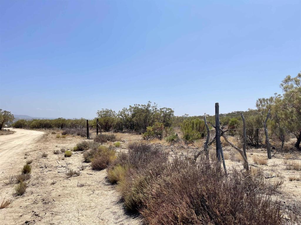 7.41 acres of nature with lots of flat areas but also boulders and views, build your dream house close to the California south border to Mexico, get nice summer time or winter snow showers at this location 12 miles east of Tecate Mexico , lots of potential ideas , title free and clear, buyer and agent to investigate all information before close of escrow .