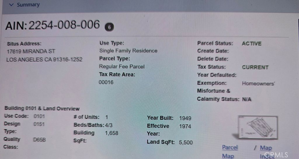 Photo of 17619 Miranda, Encino, CA 91316 (MLS # SR25256728)