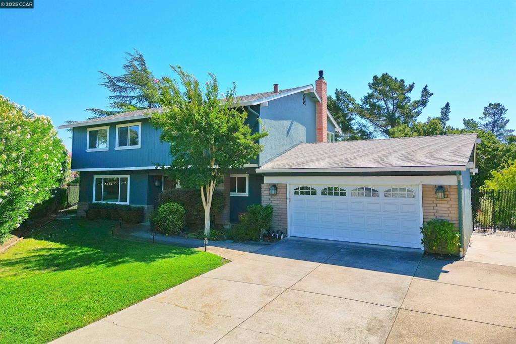 Prime Location in Secluded Valley at the very end of a cul-de-sac! Amazing views of Mt. Diablo & Delta! This fabulous updated 5 bedroom home has it all. A gorgeous remodeled kitchen with Quartz counters, tile backsplash, Expresso shaker cabinetry, SS appliances, pantry and breakfast bar that all overlooks the backyard & views. There is a family room with fireplace, living room and dining room on the main floor that enjoy beautiful Oak hardwood floors. The spacious primary bedroom has views, full bathroom and walk-in closet. There are 4 additional bedrooms and an amazing remodeled full bathroom with no expense spared. Walk out to the back patio with arbor and several level lawn areas with views, mature trees and privacy. A great location just minutes from downtown, freeway access and BART. Acalanes school district featuring Las Lomas high school and great Walnut Creek schools. Views: Carquinez, Downtown
