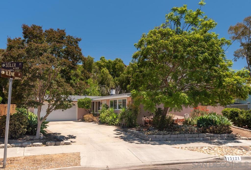 11,800 SQFT LEVEL, USABLE LOT in the heart of POWAY! Yes, you read that right...its over .25 acre... With ample space for expansion, envision building a pool, cultivating a garden, or adding an ADU (be sure to consult with the City of Poway for specific allowances). Bathed in abundant natural light, the home features an expansive kitchen with loads of counterspace and storage, and a charming mid century element with the corner windows. Volume ceilings in the bedrooms add to that mid century appeal and overall comfort of space in the home. Enjoy the benefits of owned solar panels, a brand new roof, dual paned windows throughout, tex-coat paint at exterior, newly painted interior, a two-car garage, and the freedom of no HOA or Mello Roos fees. The expansive lot boasts mature trees (some fruit trees, too!), providing plenty of shade outside. Located within the highly acclaimed Poway school district, this home is conveniently close to Poway Community Park, shopping, and dining. Embrace the blend of comfort and convenience this gem offers, and make it yours today! 11,800 SQFT LEVEL, USABLE LOT in the heart of POWAY! Yes, you read that right...its over .25 acre... With ample space for expansion, envision building a pool, cultivating a garden, or adding an ADU (be sure to consult with the City of Poway for specific allowances). Bathed in abundant natural light, the home features an expansive kitchen with loads of counterspace and storage, and a charming mid century element with the corner windows. Volume ceilings in the bedrooms add to that mid century appeal and overall comfort of space in the home. Enjoy the benefits of owned solar panels, a brand new roof, dual paned windows throughout, tex-coat paint at exterior, newly painted interior, a two-car garage, and the freedom of no HOA or Mello Roos fees. The expansive lot boasts mature trees (some fruit trees, too!), providing plenty of shade outside. Located within the highly acclaimed Poway school district, this home is conveniently close to Poway Community Park, shopping, and dining. Embrace the blend of comfort and convenience this gem offers, and make it yours today!