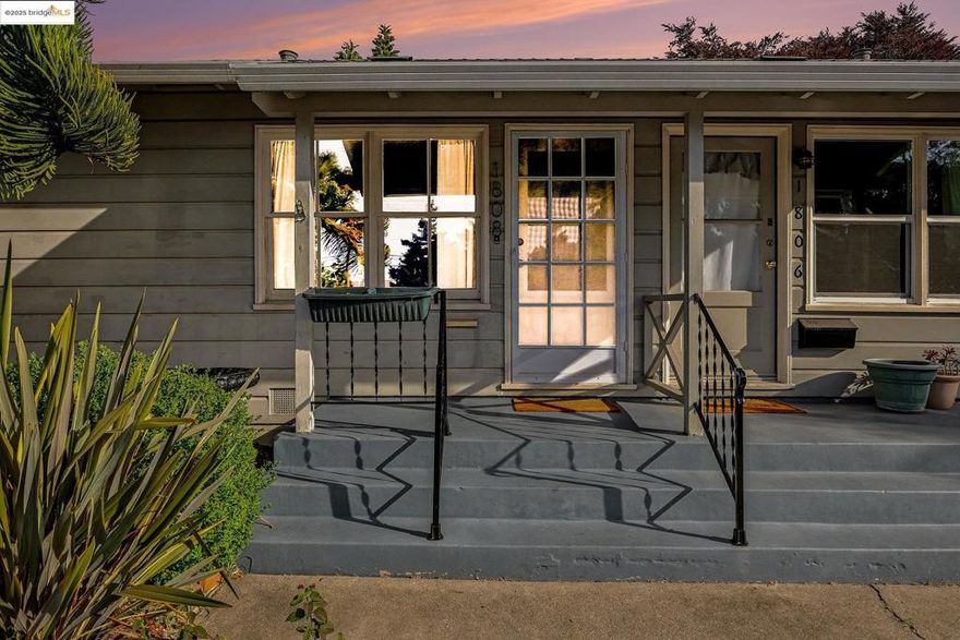 This is a stunning west end unit in the Woodstock-Homes Co-op neighborhood. This is a historic area of Alameda, and these units have always been sought after. These units offer a home like feel rather than a cold condo like atmosphere with very large, lush backyard perfect for entertaining or enjoying the wonderful weather this area has to offer. This 1 bed 1 bath home has a nice family room with beautiful flooring, wonderful eat in kitchen overlooking to nice yard. The bathroom is also updated, and the entire unit was just freshly painted. Newer roof, newer flooring, gas stove, country sink, newer fencing around the yard. The HOA monthly fees cover exterior painting and roof maintenance, the natural gas, water & garbage services. 2 car parking permits are included with the property. Perfect location, close to Alameda downtown, which has Farmers market year-round, fabulous Breweries & Wineries, plus plenty of shopping and restaurants. An amazing place to call home at such an affordable price, come make it your own!