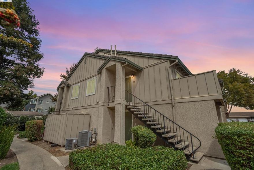 Welcome home to 2193 Lakeview Circle in the vibrant Lakeview community! This charming upper-level condo offers a cozy and efficient layout with 2 bedrooms and 1 bathroom across 757 square feet of living space full of natural light. The primary bedroom is a standout, featuring a unique wet bar area, perfect for relaxing after a hard day!. Nestled in a gated community, this home ensures both security and a sense of community. Enjoy the warm California days lounging by the pool or take advantage of the playground and clubhouse for some leisurely fun. With central AC and forced air heating, your comfort is assured no matter the season. Convenience is key with garage and carport parking included as well as guest parking available, as well as the luxury of having a washer and dryer right in your unit. This home is not just a place to live but a lifestyle choice, combining comfort with community benefits. Don’t miss out on this opportunity to embrace a laid-back, comfortable lifestyle at Lakeview Circle!