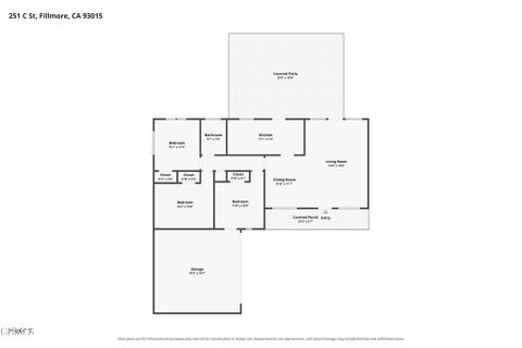 Tiny photo for 251 C Street, Fillmore, CA 93015 (MLS # V1-38790)