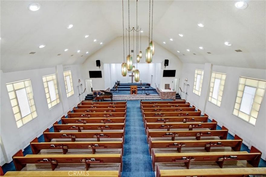 FOR SALE $ $4,999,999
2 Building Total: 10,256 sq ft
Land Size :  17,417 sq ft
Due to church relocation the real estate is available FOR SALE
Seller Financing Also is Available!!! 
One of a kind, unique opportunity for sale. If you were looking to relocate your church, school, care facility or looking to expand your current business into a special purpose property with over 17,000 sq ft of lot and over 10,000 sq ft of building space then this might be just the right property for you.
Calvary Baptist Church – Property Overview
?? Location: Elmwood Ave & Glenoaks Blvd, Burbank, CA
Prime Location Highlights
• Corner lot in desirable Burbank, near Glendale
• Excellent visibility along Glenoaks Blvd
• Close proximity to Burbank Media Center and major freeways
• Easily accessible via public transportation
Main Church Building Features
• Formal Entry Hall with private offices on both sides
• Nave & Chancel: Traditional worship layout with ample seating
• Choir Balcony: Includes five pews and a loft storage area
• Quiet Room: Directly connected to the worship area
• Multi-Use Meeting Space: Ideal for classes, Bible study, or community gatherings
• Additional Amenities:
o Music room
o Baptismal area
o Private rooms for pastoral care or counseling
Detached Daycare Center
• Toddler and Educational Classrooms
• Bathrooms and Kitchen Area
• Teacher’s Room
• Upstairs Community Room with:
o Two Study Rooms
o Lavatory
Zoning & Development Opportunity
• Zoned R4 – Multifamily residential
• Lot Size: 17,510 sq ft (per city records)
• Building Size:
o 7,957 sq ft (City Records)
o 10,256 sq ft (Appraiser Measurement)
• Base Density: 12.5 units (17,510 ÷ 1,400)
• Density Bonus:
o With 15% (2 units) at Very Low Income, qualify for 50% bonus density
o Final total: 20 units allowed (rounded from 19.5)
• Access: Alley access offers added convenience for development and parking
Potential Uses
• Place of Worship
• Educational Facility
• Private School
• Adult Day Care Center (ADHC)
• Daycare Center / Family Daycare Home
• Community Care Facility
• Nursing Home
• Supportive Housing Services
• Multifamily Development (up to 20 units)
• Senior Care and Assisting Living 
• RCFE ( Residential Care Facility for the Elderly)
• Home Care & Hospice
• Residential Assisted Living
• Board and Home Care
• Medical Office
• Urgent Care