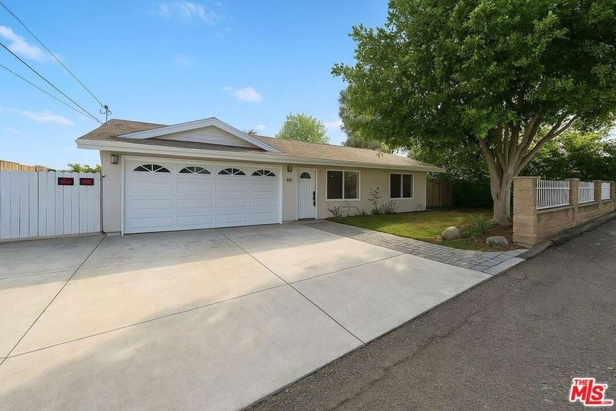 Step into this stunning, recently updated residence! It features a sleek, contemporary kitchen equipped with elegant granite countertops, crisp white cabinetry, a gas range/oven, and high-quality stainless steel appliances. The home boasts modern bathrooms, dual-paned windows, and stylish vinyl flooring throughout. The spacious, attached 2-car garage offers ample space for vehicles and additional storage. There's extra parking available in the driveway, including space for an RV. The spacious backyard, complemented by a covered patio, is perfect for hosting gatherings. A versatile storage shed in the backyard, complete with drywall and electricity, serves ideally as a workshop, a garden tool storage, or even a home office. It is situated at the end of a secluded road, and the convenience of being close to the local elementary school. The home provides easy access to Highway 78 and is just a mile away from Vista Village, a vibrant hub with restaurants, breweries, the Cinepolis movie theater, and The Wave waterpark. This home is a true gem, offering both tranquility and accessibility.