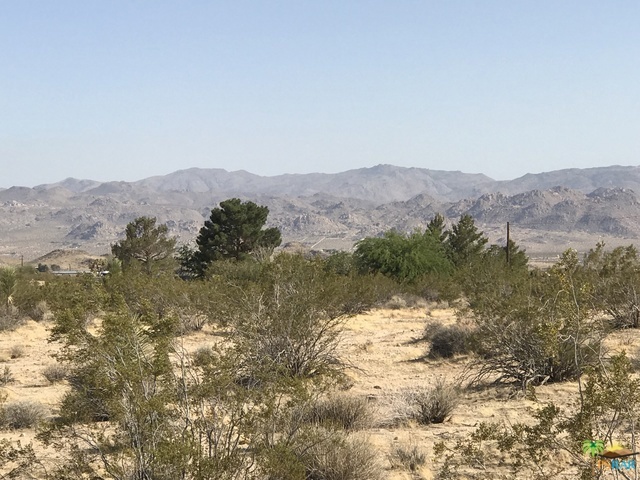 Beautiful residential building lot in highly desireable Joshua Tree. Water and power in the street. Lots of room between you and your neighbors. Lovely 360 degree views. Only 20 minutes from the west entrance of Joshua Tree National Park. A rare find.