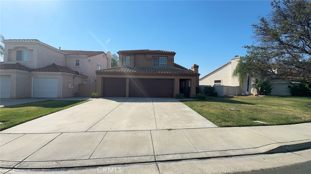 Welcome to this 4 Bedroom, 3 Bathroom Home in Tuscany Hills! Step inside and be greeted by soaring ceilings, an abundance of natural light, and an inviting open layout designed for both comfort and style. Just off the entryway, a spacious great room awaits, featuring a cozy fireplace and direct access to the back patio — the perfect space to blend formal living and dining areas, allowing you to create your own personal design and atmosphere.
Gourmet-Inspired Kitchen; The beautifully updated kitchen is a chef’s delight, boasting sleek quartz countertops, crisp white cabinetry, a stylish subway tile backsplash, and a garden-style stainless steel sink. Black and stainless steel appliances complement the space, while recessed lighting enhances its modern charm. A generous breakfast bar offers additional seating, seamlessly connecting to the informal dining area or breakfast nook, which also opens to the back patio — ideal for BBQs, entertaining, or enjoying morning coffee. Flow effortlessly into the family room, complete with a second cozy fireplace, creating the perfect gathering space. Comfortable & Functional Living Spaces. The lower level also features a spacious half bath with wardrobe lighting for guests. Upstairs, the double-door entry leads to your private primary retreat, complete with a spa-inspired ensuite bathroom featuring a dual-sink vanity, a separate soaking tub, a walk-in shower, and a privacy door. Secondary bedrooms are generously sized, with one offering a walk-in closet. The guest bathroom includes a dual-sink vanity, privacy door, and a tub/shower combination. An individual laundry room with a utility sink and ample storage cabinets makes household chores a breeze. Thoughtful Upgrades & Finishes. Throughout the home, you’ll find custom tile work, laminate flooring, plush brand-new carpet, neutral paint tones, window coverings, recessed lighting, built-in storage, and raised panel doors. Ample Parking & Outdoor Enjoyment. The spacious, fully finished 3-car garage offers abundant storage with built-in cabinets. Outdoors, enjoy a private, fully fenced backyard with a large covered patio — perfect for relaxing or entertaining — plus a charming concrete walkway with brick accents. The expansive front porch is the perfect spot to unwind and enjoy the afternoon breeze. Great association amenities including; Pool, spa, clubhouse, weight room, tennis, pickleball, parks & playgrounds! Close to freeway, shopping and restaurants.