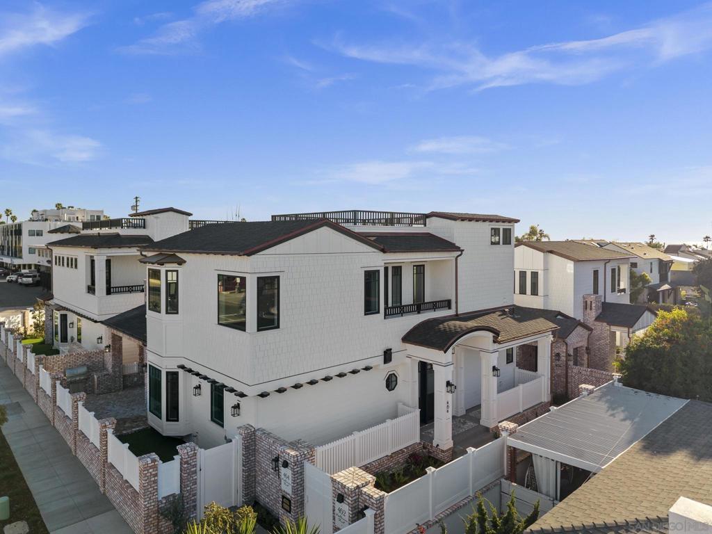 An extraordinary opportunity for Coastal Investors, Luxury Rental Portfolio, 1031, Multigenerational Luxury Living, Luxury 2nd Home Buyers! New Construction of Adjacent Detached Homes - West of La Jolla Blvd - Ocean View Roof Decks - Walk to Village - Elevators to all levels, High End Construction, Unique Lower Level Luxury Media Rooms & guest rooms, Control 4 Home/AV Tech, Solar, AC, Tesla Battery Wall & 4 Car Parking = 2 Two Car Garages ! Each custom crafted detached HOUSE is approx ~5BR/4BA 3500-3800esf of impeccable luxury on its own private lot, steps to white water at Windansea Beach, Little Point & walkable to La Jolla Village restaurants & shops. Built in 2024, this Luxury New Development spares no expense consisting altogether of approximately ~10BR/9BA ~ 7,000 esf 4 Car Parking of New Construction presenting a rare opportunity for a unique coastal buyer looking for Adjacent NEW Detached homes along the coast. Ideal fit for 1031 Buyers looking for their High End Luxury Rental Portfolio, Multi-Generational Living Compound, Short Term Rentals or Corporate Housing along the coast near UCSD, beaches, entertainment, airport & SoCal Living along the coast! SEE SUPP Built with exquisite craftsmanship, luxury materials & attention to detail, each unit consists of superb amenities, technologies and detailed Fit-n-Finish for the most discerning buyers or tenants. Each custom home boasts, approximately this floorplan: KITCHEN/LIVING: Greeted w/ high voluminous open alder beam ceilings, detailed millwork, tongue-n-groove ceilings & 8" wide oak plank engineered flooring. Impressive Chef's Kitchen awaits w/ Alder Cabinetry, Spacious center island, Thermador Appliances: Built-in 36" Fridge, 48" commercial 6 burner range w/Stanisci Designed Range Hood/Blower or 48" Commercial Downdraft & Double/Oven, Kohler Farmhouse Sink, natural quartz counters & separate walk in ‘Prep Pantry’ w/ its own dishwasher, sink & floating shelves. Entertain & dine outside from your covered California Patio room w/outdoor fireplace, TV niche & BBQ cook station. LOWER LUXURY LEVEL: Slide on downstairs after sunset, to your expansive Media/Game Room w/ Audio Visual Home Automation System, pre-wiring, built-in media center & entertaining wet-bar w/ prep sink, 18” Thermador wine column for ~50+ bottles, floating shelves & beverage fridge + additional rooms/bath downstairs or upstairs. TOP FLOOR: Upstairs awaits an impressive vaulted stained alder ceiling Master Suite & Walk-in closet spilling into a spa-like master bathroom ‘wet room’ w/ floor-to-ceiling tiled walls, freestanding Kohler soaking tub w/ filler, dual vanity Kohler sinks/fixtures & makeup counter, LED mirrors & Rainfall Shower w/ 3 function fixture + elevator access to your Ocean View Roof Top Deck OTHER: 1 ) Spacious Walk-In Laundry room w/ Front load Washer/Dryer, farm sink + quartz counters/cabinetry 2) Solar Panels w/ Tesla Powerwall 4)EV charger outlet 5) Exterior Beach Showers 6) Control 4 Automation via ‘Custom Home Tech’ Smart Home Wiring/Pre-wiring + Wireless Access Ports, Security Cameras + Control Tablet + much more additional options for more AV/Speaker wiring 7) HVAC- Each Floor Zoned - High Efficiency Heat Pump/AC + Dual Navien Tankless Hot Water Heaters 8) Lutron Switches, LED lighting & more. Embrace the opportunity while it lasts to own New Construction Homes along La Jolla's Coveted Coastline, which will also be sold individually at 460, 462, 464, 466 Westbourne (pending subdivision completion of APNS 460 (351-232-19-00), 462 (351-232-20-00), 464 (351-232-22-00), 466 (351-232-21-00).
