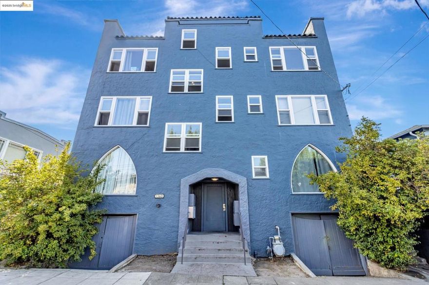 Well Maintained Centrally located "Walk up" apartment house. 3 Vacant units available including the Penthouse with panoramic views!  Close to everything Berkeley. Improvements include new roof, new windows, new paint, new boiler system, new water heater, new flooring, up dated electrical, remodel all units all work completed between 2022 & 2024. Building includes a mix of 1 bedroom and studio apartments except penthouse which is a 2 bedroom.