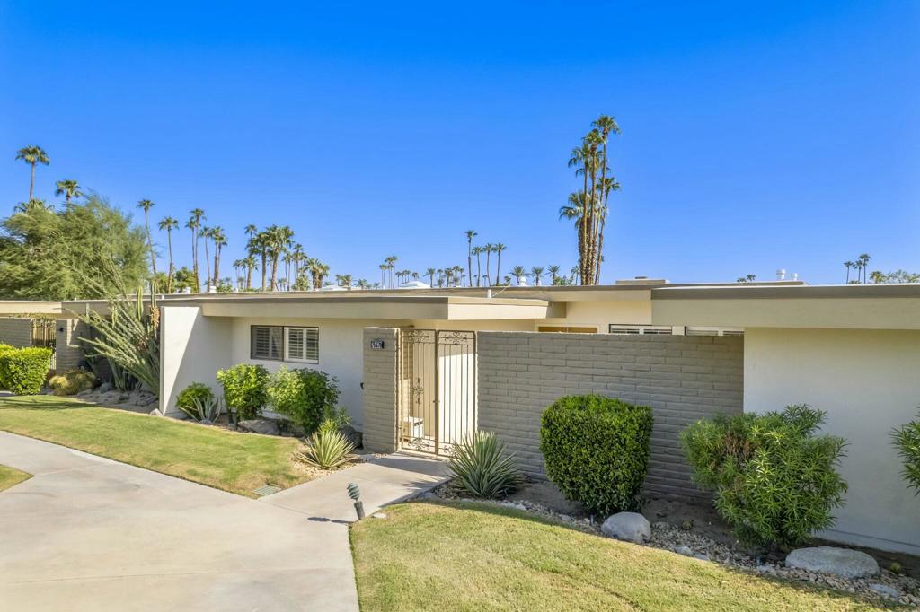 Leased Jan, Feb and March 2026 . Stunning remodeled home in the gated community of Casa Dorado. The mid-century modern gem boasts three spacious bedrooms (all with brand new beautiful carpeting) and two beautiful bathrooms, providing ample space and comfort for tenants. The recently renovated kitchen is equipped with state-of-the-art appliances, sleek countertops, stylish backsplash and ample storage space, making it a joy for cooking enthusiasts. The home is light and bright with natural light and it has been recently painted throughout. Enjoy breathtaking mountain views right from the property, providing a serene and picturesque backdrop. Relax and cool off in the pool which is steps away from the home, making it a perfect place for leisure and recreation. The property is conveniently located close to various amenities, including tennis courts, pickle ball courts, putting green, shopping, dining, and entertainment options, ensuring you have everything you need within reach. The city is home to numerous luxury resorts, such as the Indian Wells Resort Hotel, Hyatt Regency Indian Wells Resort & Spa, and Miramonte Indian Wells Resort & Spa. These resorts offer top-notch amenities and dining options. Indian Wells also hosts BNP Paribas Open, attracting tennis enthusiasts from around the world. Now available all months.