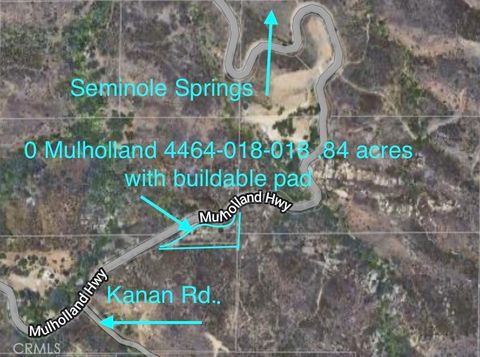 Photo of 0 Mulholland Hwy APN: 4464-018-018, Agoura, CA 91301 (MLS # SR26079489)