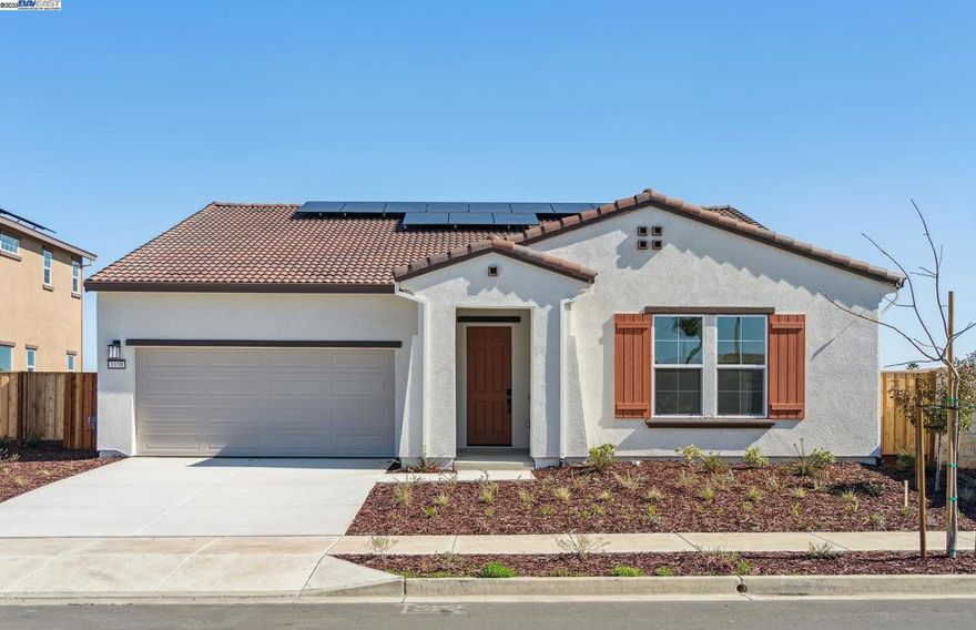 New community, Seagrass by Pulte Homes in charming Discovery Bay.  Enjoy this new energy efficient construction, single story home.  Washer, dryer, and refrigerator included in purchase.  A serenity lake is a central feature at Seagrass.  A new amenity center is under construction which will feature outdoor gathering places and games, pickle ball courts, a half basketball court, and a 2+ mile perimeter trail for additional strolling opportunities.  Solar equipment with battery back-up is included in this purchase price.  This quick move-in home is ready for celebrations.  Lot 51, Plan 1.