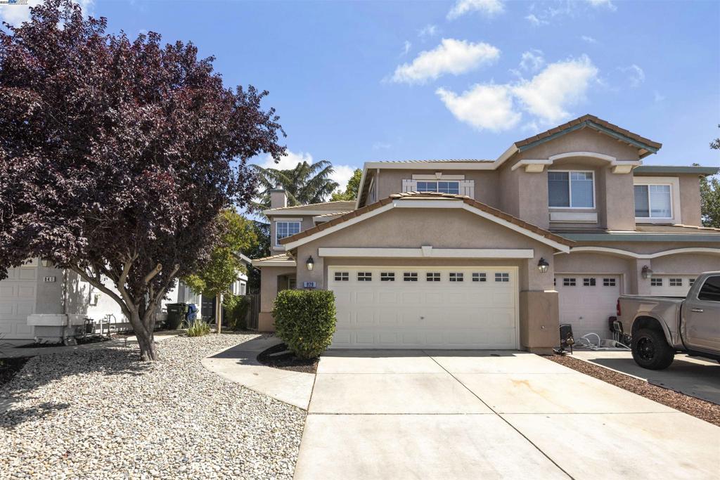 Welcome to 829 Berryessa Court, a charming 1,658 sq. ft. duet home located in the desirable Creekside neighborhood of North Livermore. This spacious 3-bedroom, 2.5-bath residence features soaring ceilings and an open-concept living area, allowing natural light to flood the space. The home offers a two-car garage and a private backyard with no rear neighbors, providing serene views of the Altamont Hills. Ideally situated just 3 miles from the Lawrence Livermore National Laboratory and minutes from Brushy Peak Regional Preserve, North Front Park, and renowned Livermore Valley wineries, this property combines comfort, convenience, and lifestyle.