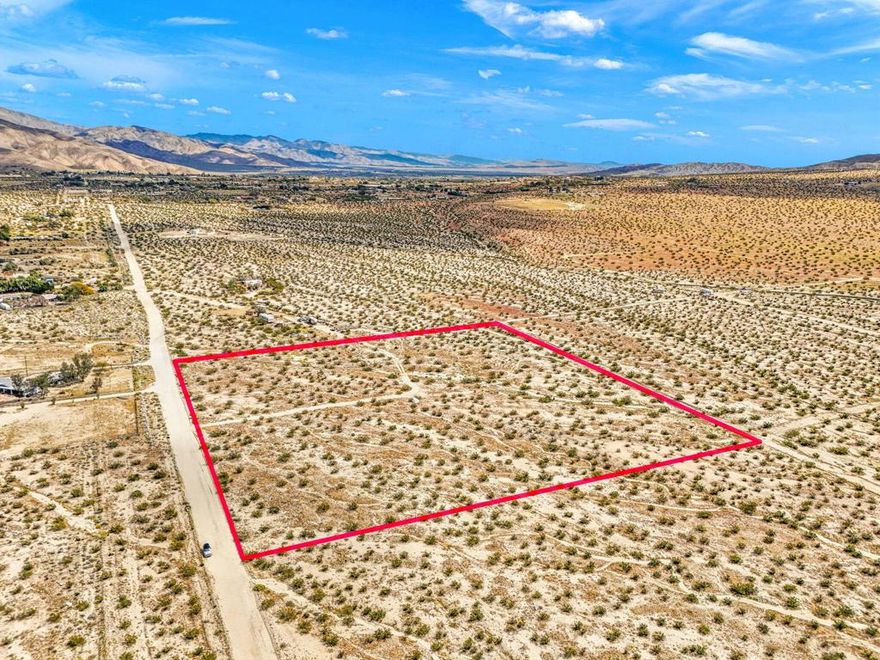 An incredible opportunity awaits with this expansive 10-acre parcel in the highly sought-after Sky Valley section of Desert Hot Springs. Tucked just off Bennett Road and 18th Avenue, the property is easily accessible via a smooth, well-maintained dirt road. The land is square, flat, and full of potential--ready for someone to bring their vision to life. Surrounded by stunning mountain silhouettes and wide-open desert landscapes, the setting delivers views that truly take your breath away. As evening falls, the clear night skies become a natural planetarium, creating the perfect backdrop for peaceful, private stargazing. Despite the serene seclusion, you're only about 10 miles from both the Palm Springs International Airport and vibrant Downtown Palm Springs--close enough to the energy, yet far enough to enjoy absolute tranquility. Welcome to the future of possibility on 18th Street.