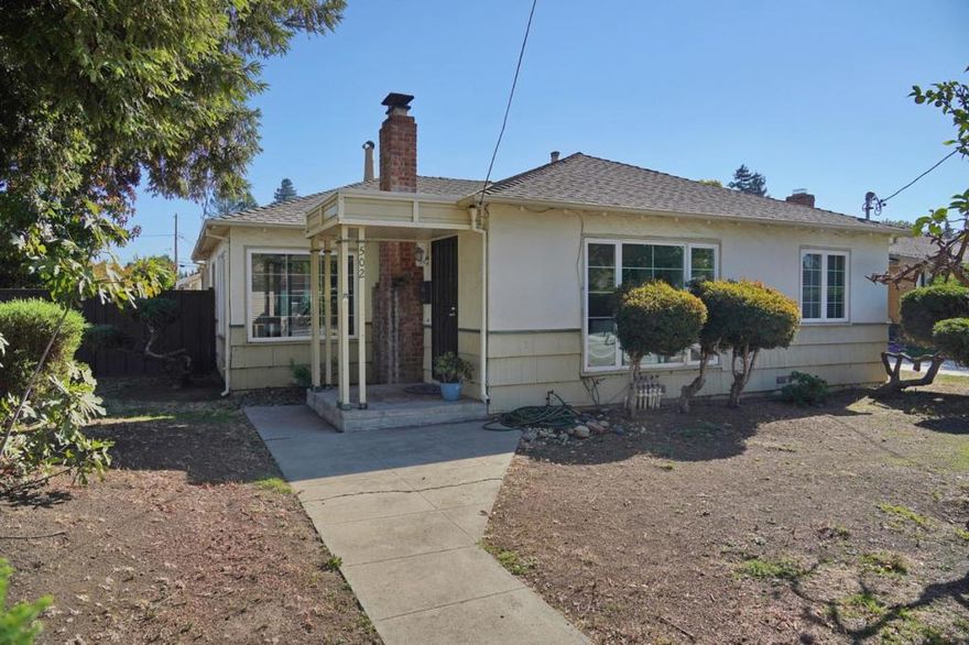 Welcome to 502 MacArthur Avenue, a classic single-story home on a corner lot in the sought-after Burbank neighborhood of San Jose. Built in 1945, this 3-bedroom, 1-bath home offers 1,257 sf of living space on a 6,510 sf lot with a detached 2-car garage and multiple bonus areas for storage and utility.  The home features all-new interior paint, new kitchen and laundry room flooring, with several dual-pane Milgard windows for natural light. The bathroom has been updated and is one of the nicest rooms in the home plus the laundry area is off the kitchen. Behind the garage is a covered patio,  and a spacious storage  area, perfect for projects or hobbies.  Additional highlights include a 200-amp electrical upgrade (per 2010 permit) and new fencing along one side of the property. Conveniently located near Valley Fair, Santana Row, and major commute routes, this home combines classic comfort with fresh updates and room to make it your own.